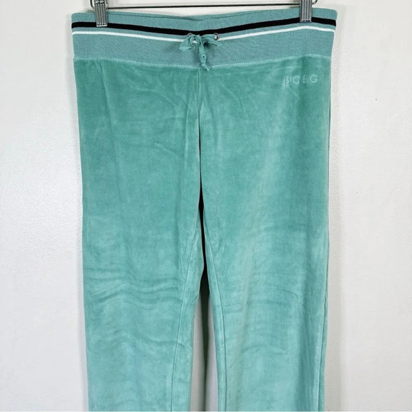 BCBGMAXAZRIA Velvet Aqua Track Pant - Picture 3 of 14